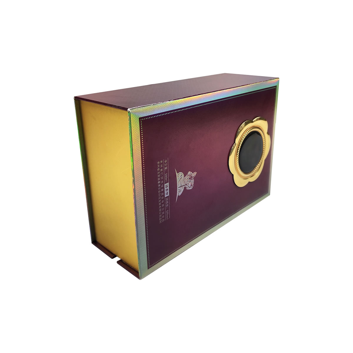 Wine bottle carrying cardboard box - rosey Wine bottle carrying cardboard box - image 3